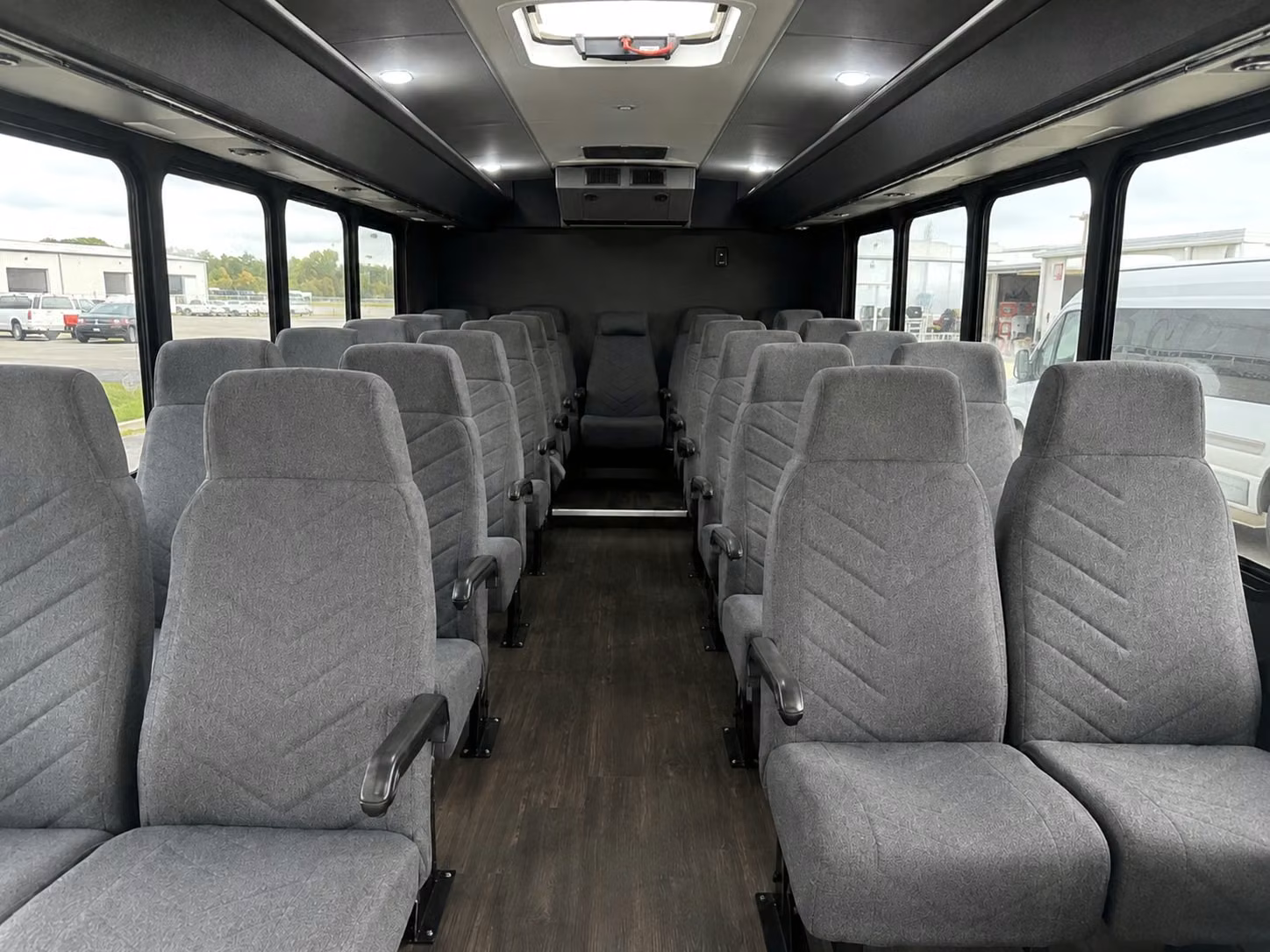15 passenger minibus inside