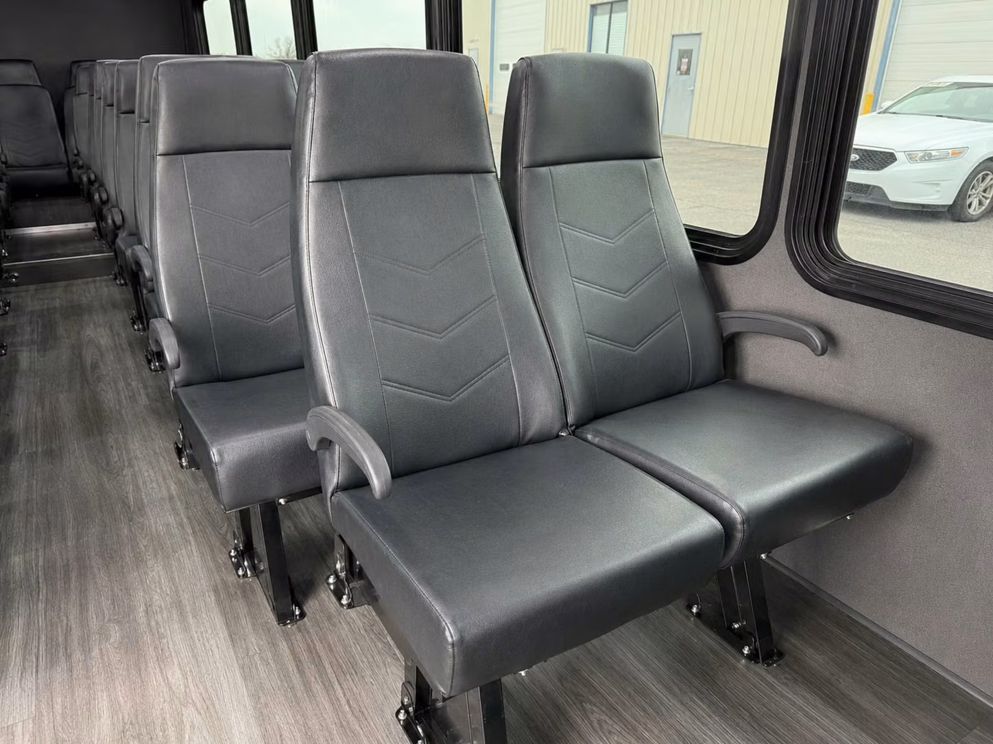 18 passenger minibus inside