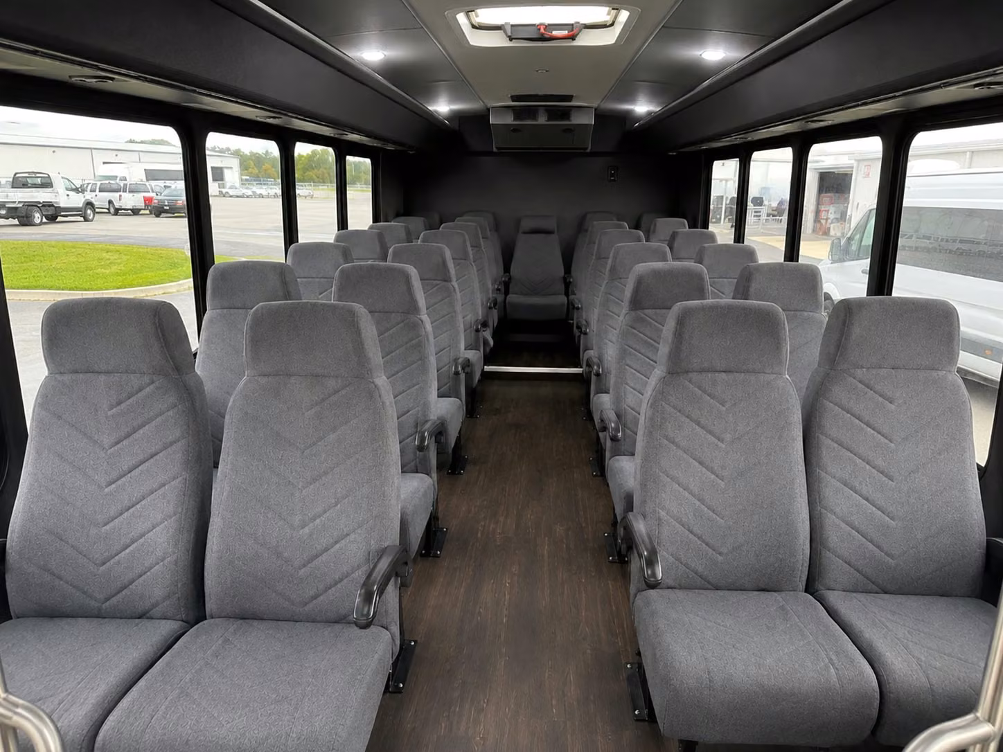 18 passenger minibus interior