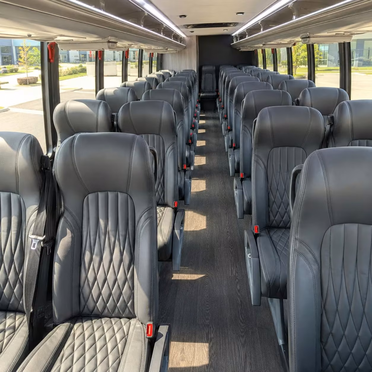 25 passenger minibus interior