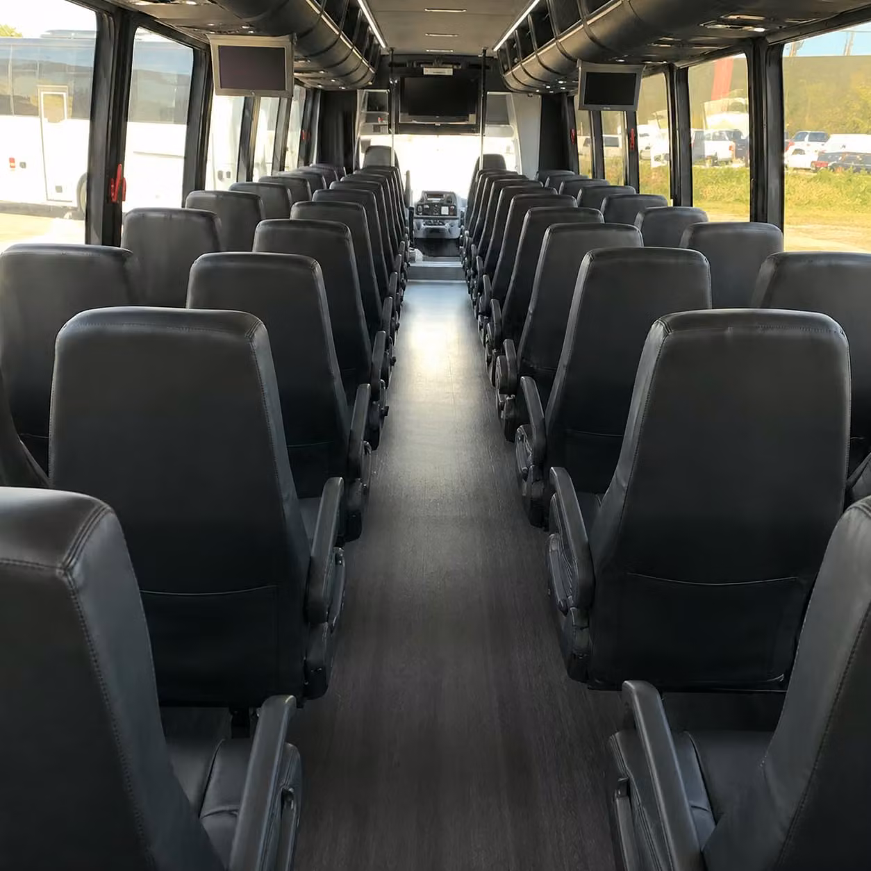 28 passenger minibus interior