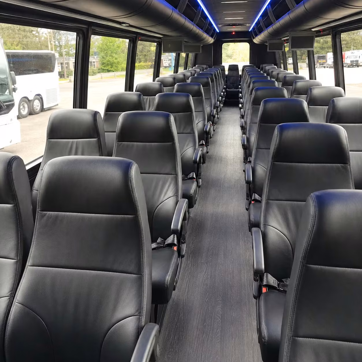 35 passenger minibus inside