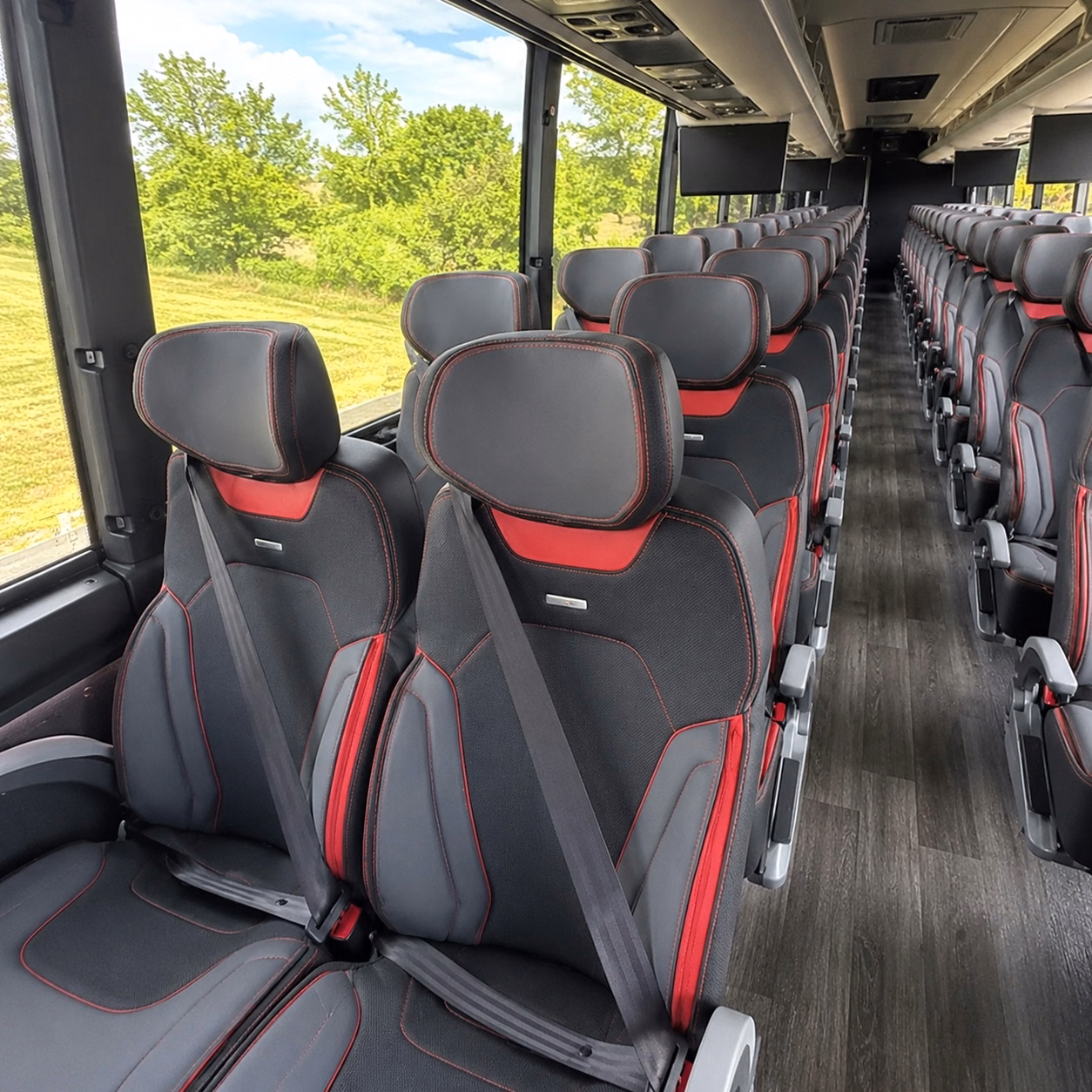 lee s summit charter bus interior