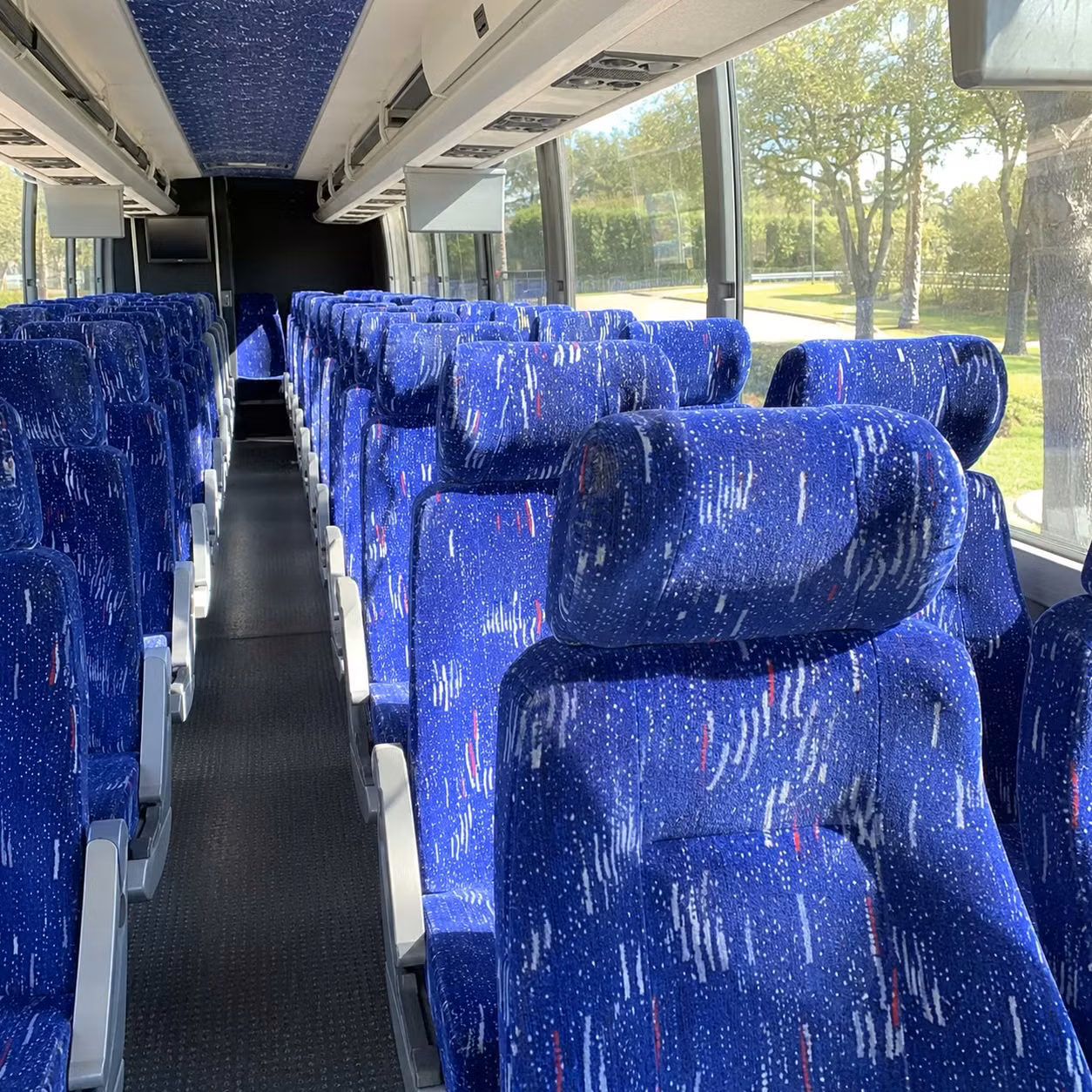 lee s summit charter bus rental interior