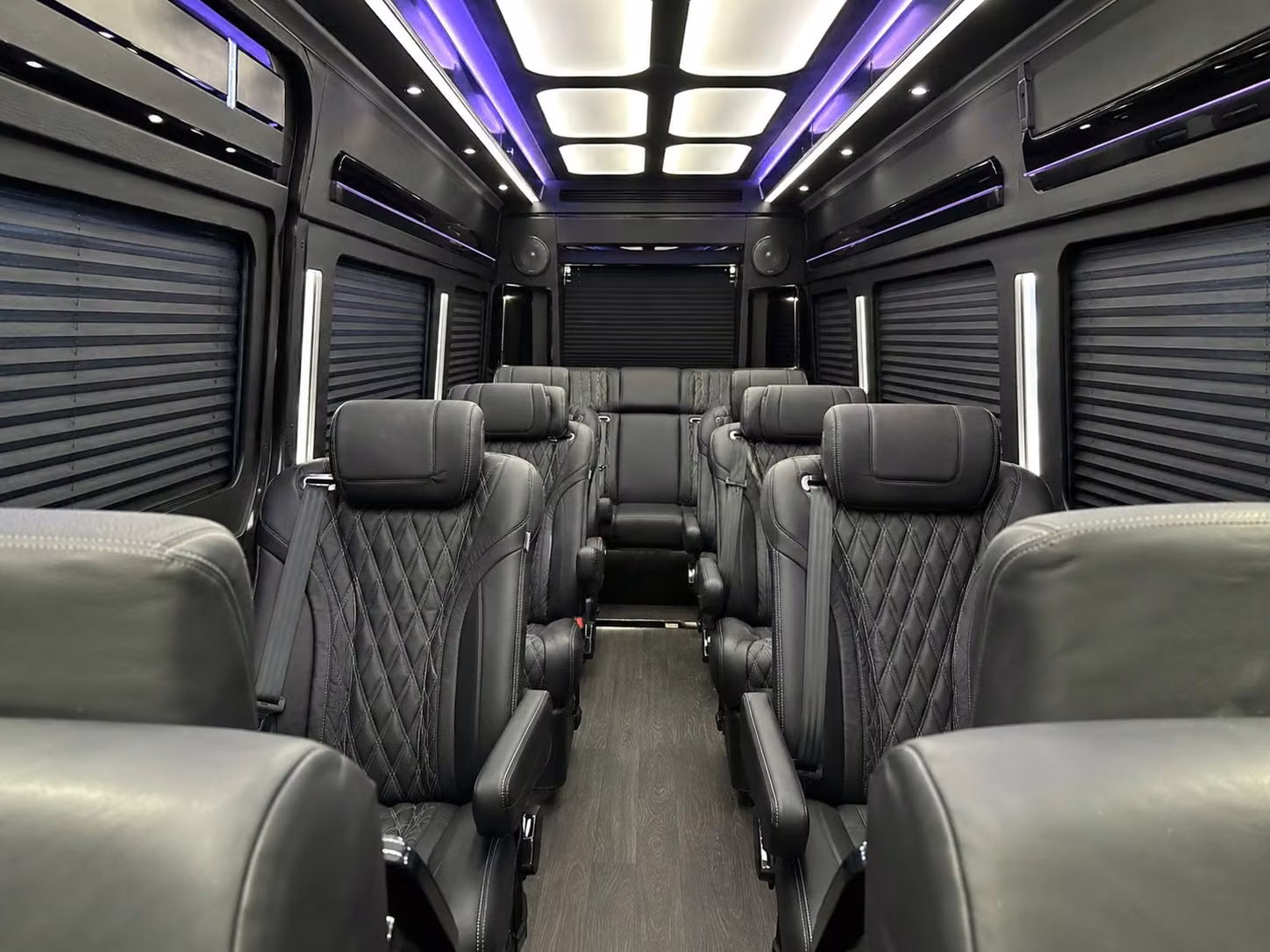 sprinter van with driver interior